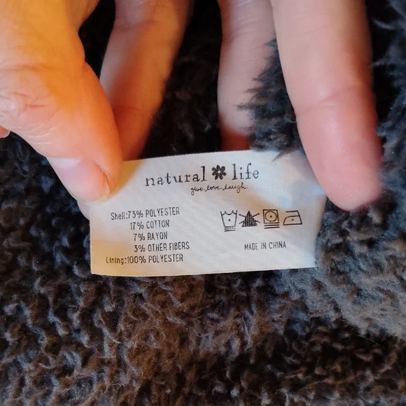 Natural Life Cozy Plaid Jacket - Picture 6 of 7